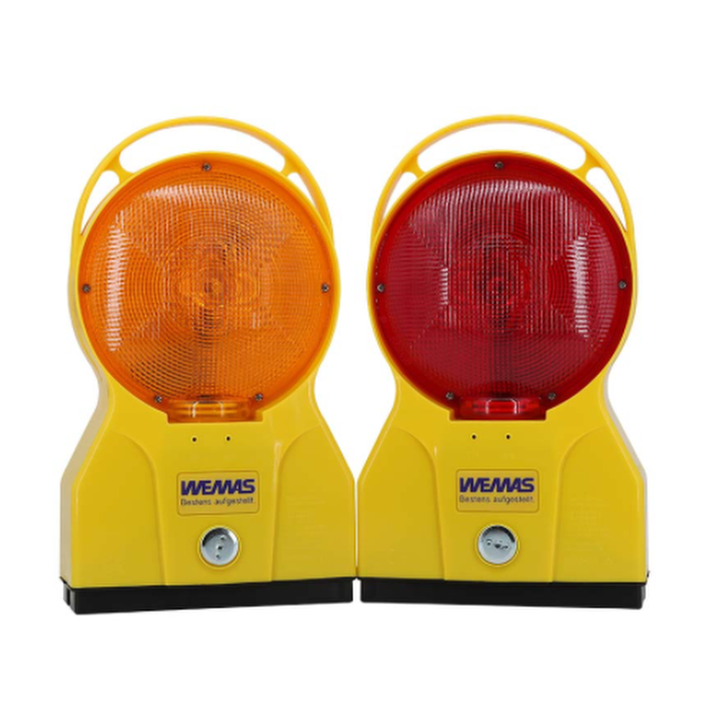 ABSPERRLAMPEN gelb/rot