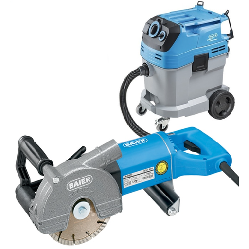 BAIER BDN 466 MAUERNUTFRÄSE MIT ABSAUGUNG (SCHLITZFRÄSE)