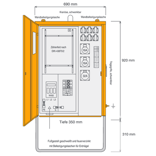 STEIDELE VEV 63 (VERTEILERSCHRANK)